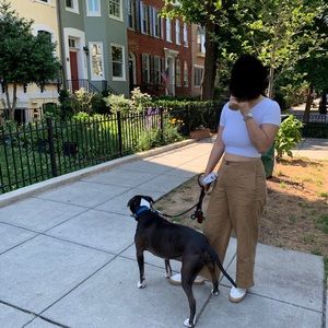 Loft Wide Leg Khaki Pants